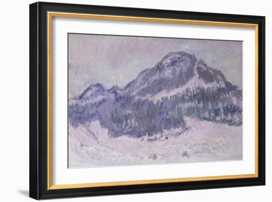 Mount Kolsaas in Norway, c.1895-Claude Monet-Framed Giclee Print