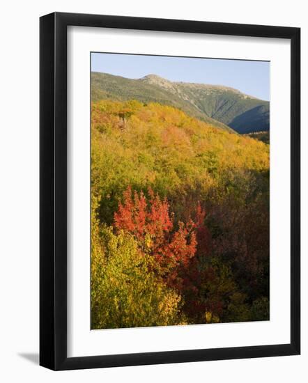 Mount Lafayette in fall, White Mountain National Forest, New Hampshire, USA-Jerry & Marcy Monkman-Framed Photographic Print