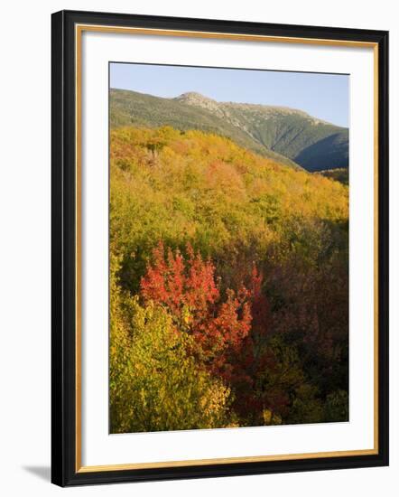 Mount Lafayette in fall, White Mountain National Forest, New Hampshire, USA-Jerry & Marcy Monkman-Framed Photographic Print