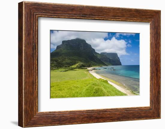 Mount Lidgbird and Mount Gower-Michael Runkel-Framed Photographic Print