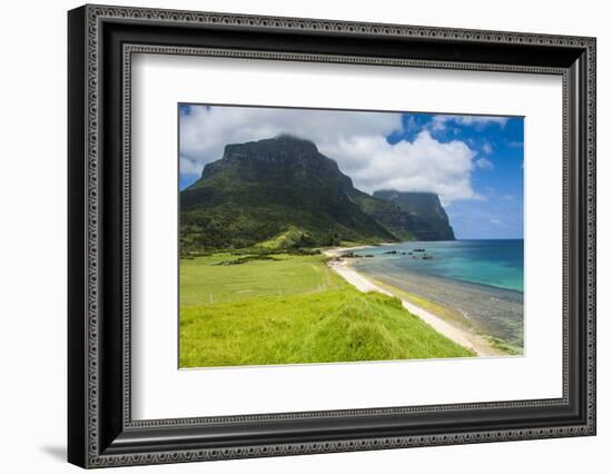 Mount Lidgbird and Mount Gower-Michael Runkel-Framed Photographic Print