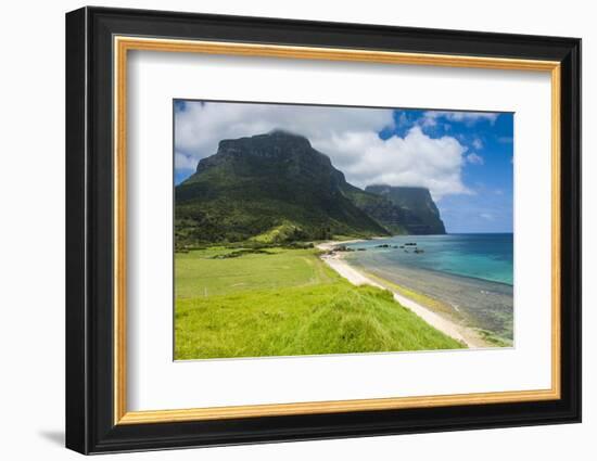 Mount Lidgbird and Mount Gower-Michael Runkel-Framed Photographic Print