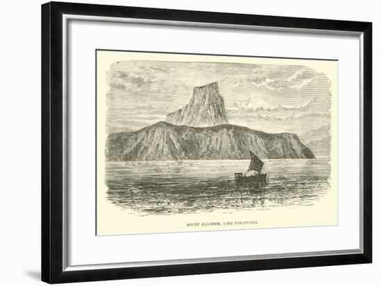 Mount Malommbi, Lake Tanganyika-null-Framed Giclee Print