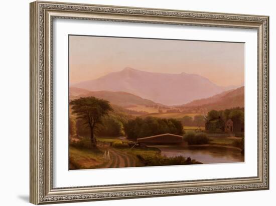 Mount Mansfield, Vermont, 1850-1890-Charles Louis Heyde-Framed Giclee Print