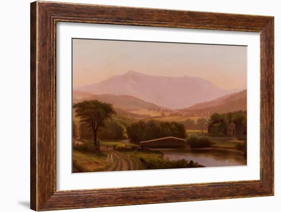 Mount Mansfield, Vermont, 1850-1890-Charles Louis Heyde-Framed Giclee Print