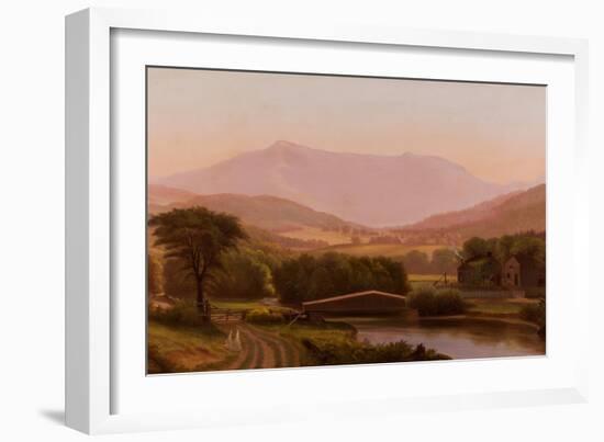 Mount Mansfield, Vermont, 1850-1890-Charles Louis Heyde-Framed Giclee Print