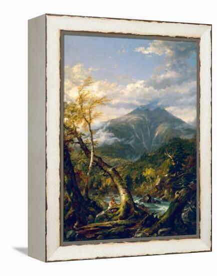 Mount Marcy from the Opalescent River, 1847 (Oil on Canvas)-Thomas Cole-Framed Premier Image Canvas