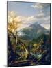 Mount Marcy from the Opalescent River, 1847 (Oil on Canvas)-Thomas Cole-Mounted Giclee Print