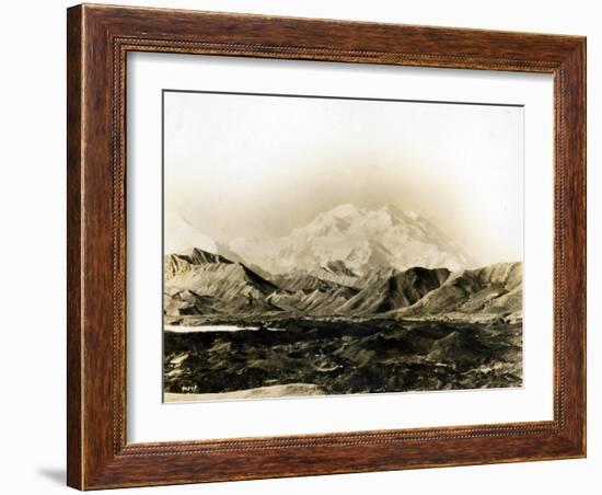 Mount McKinley, 20,300 Ft., 1924-Asahel Curtis-Framed Giclee Print