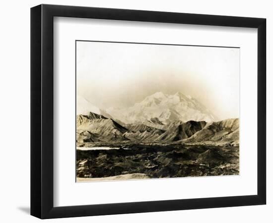 Mount McKinley, 20,300 Ft., 1924-Asahel Curtis-Framed Giclee Print