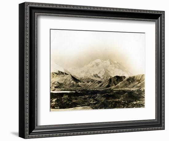 Mount McKinley, 20,300 Ft., 1924-Asahel Curtis-Framed Giclee Print