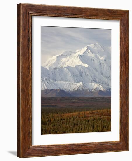 Mount Mckinley (Mount Denali), Denali National Park and Preserve, Alaska, United States of America-James Hager-Framed Photographic Print