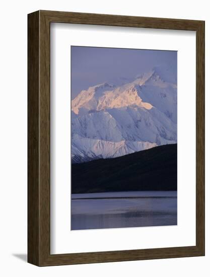 Mount McKinley, Wonder Lake, Sunrise, Denali National Park, Alaska, USA-Gerry Reynolds-Framed Photographic Print