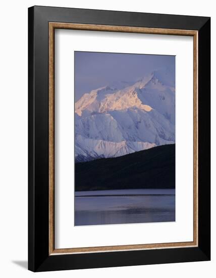 Mount McKinley, Wonder Lake, Sunrise, Denali National Park, Alaska, USA-Gerry Reynolds-Framed Photographic Print