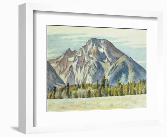 Mount Moran, 1946-Edward Hopper-Framed Giclee Print