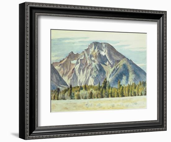 Mount Moran, 1946-Edward Hopper-Framed Giclee Print