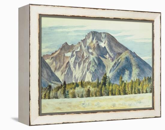 Mount Moran, 1946-Edward Hopper-Framed Premier Image Canvas