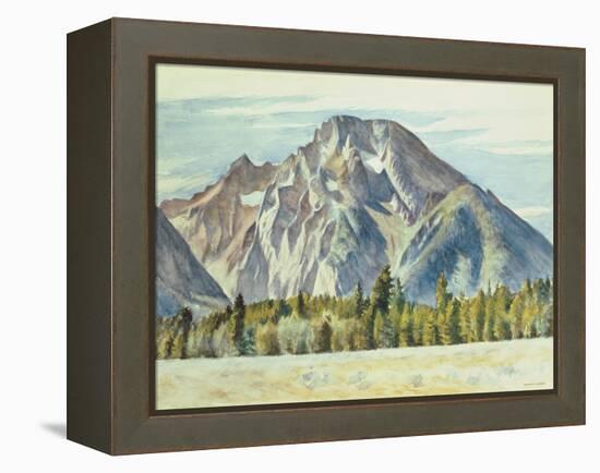 Mount Moran, 1946-Edward Hopper-Framed Premier Image Canvas