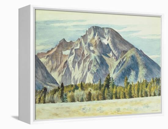 Mount Moran, 1946-Edward Hopper-Framed Premier Image Canvas