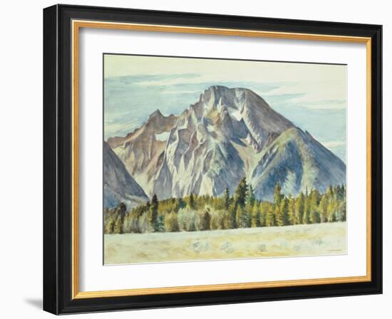 Mount Moran, 1946-Edward Hopper-Framed Giclee Print