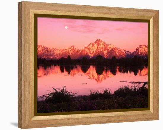 Mount Moran at Dusk-Robert Glusic-Framed Premier Image Canvas