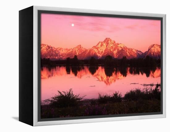 Mount Moran at Dusk-Robert Glusic-Framed Premier Image Canvas