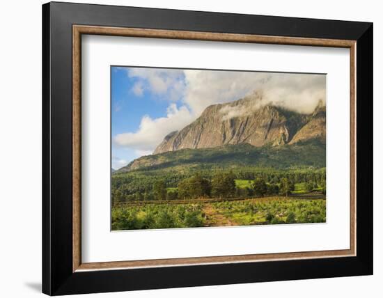 Mount Mulanje at Sunset, Malawi, Africa-Michael Runkel-Framed Photographic Print