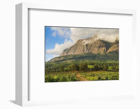 Mount Mulanje at Sunset, Malawi, Africa-Michael Runkel-Framed Photographic Print