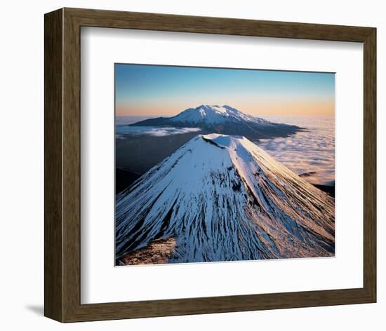 Mount Ngauruhoe New Zealand-null-Framed Premium Giclee Print