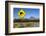 Mount Ngauruhoe with Kiwi Crossing Sign-Stuart-Framed Photographic Print