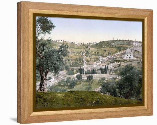 Mount Of Olives, C1900-null-Framed Premier Image Canvas