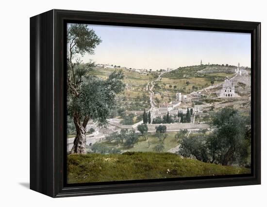 Mount Of Olives, C1900-null-Framed Premier Image Canvas