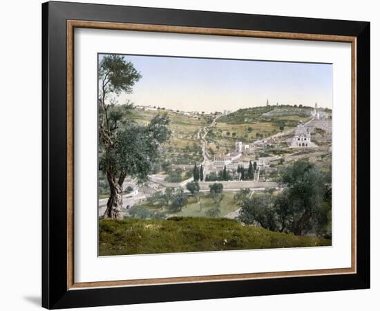 Mount Of Olives, C1900-null-Framed Premium Photographic Print