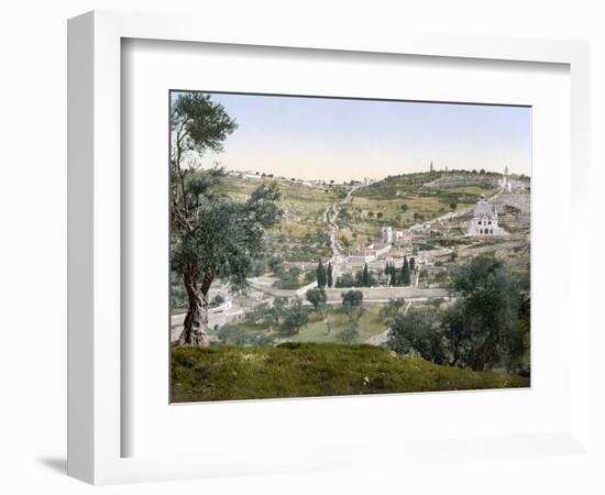 Mount Of Olives, C1900-null-Framed Photographic Print