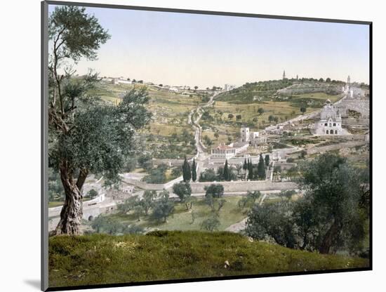 Mount Of Olives, C1900-null-Mounted Photographic Print