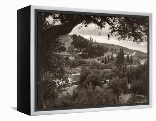 Mount Of Olives-null-Framed Premier Image Canvas