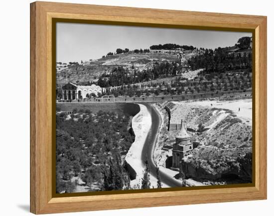 Mount of Olives-null-Framed Premier Image Canvas