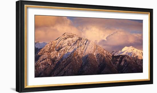 Mount Olympus And Twin Peaks Of The Wasatch Mountains In Utah-Lindsay Daniels-Framed Photographic Print