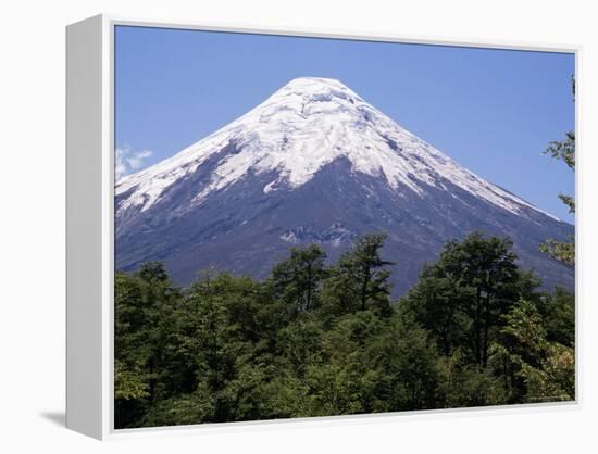 Mount Osorno, a Volcano in Vicente Rosales National Park, Lake District, Chile, South America-Ken Gillham-Framed Premier Image Canvas