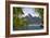 Mount Otemanu As Seen Through Palm Fronds At The Four Seasons Bora Bora. French Polynesia-Karine Aigner-Framed Photographic Print