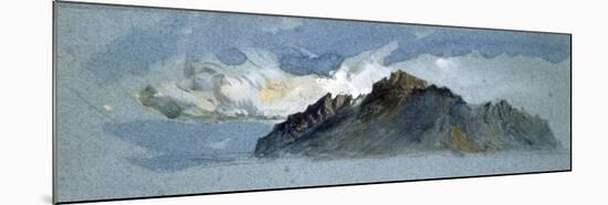 Mount Pilatus, 1854-John Ruskin-Mounted Giclee Print