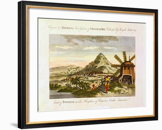 Mount Potosi, Bolivia, C1788-null-Framed Giclee Print