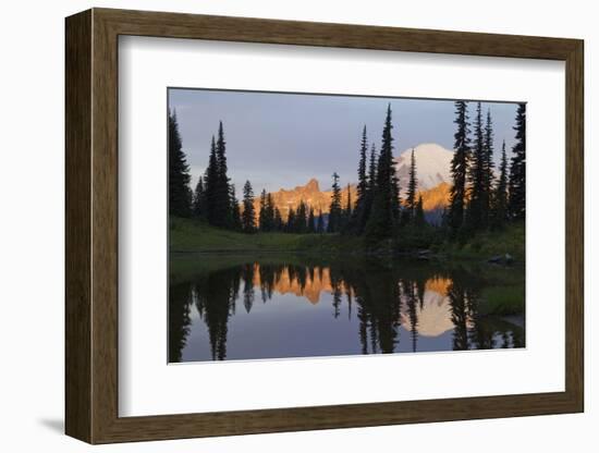 Mount Rainier at Dawn-Ken Archer-Framed Photographic Print