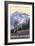 Mount Rainier, Hiker-Lantern Press-Framed Art Print