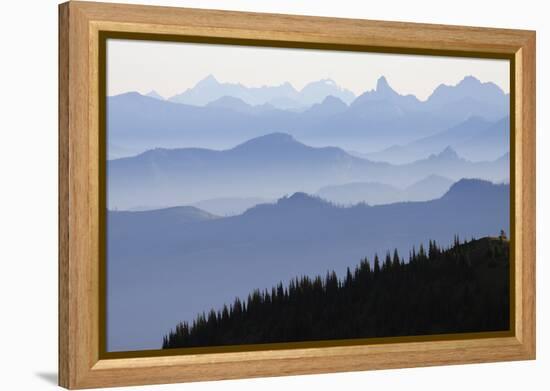 Mount Rainier National Park, Cascade Mountains-Ken Archer-Framed Premier Image Canvas