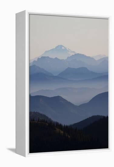 Mount Rainier National Park, Cascade Mountains-Ken Archer-Framed Premier Image Canvas