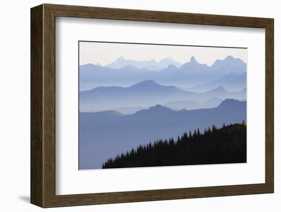 Mount Rainier National Park, Cascade Mountains-Ken Archer-Framed Photographic Print