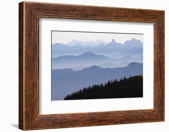 Mount Rainier National Park, Cascade Mountains-Ken Archer-Framed Photographic Print