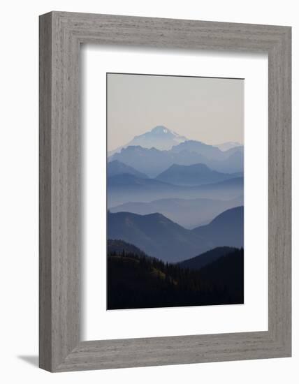 Mount Rainier National Park, Cascade Mountains-Ken Archer-Framed Photographic Print