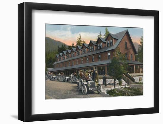 'Mount Rainier National Park Inn', c1916-Asahel Curtis-Framed Photographic Print